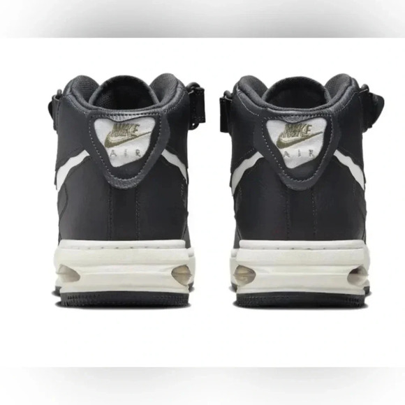 Nike Air Force 1 Remastered Mid Blk White - Picture 2 of 6